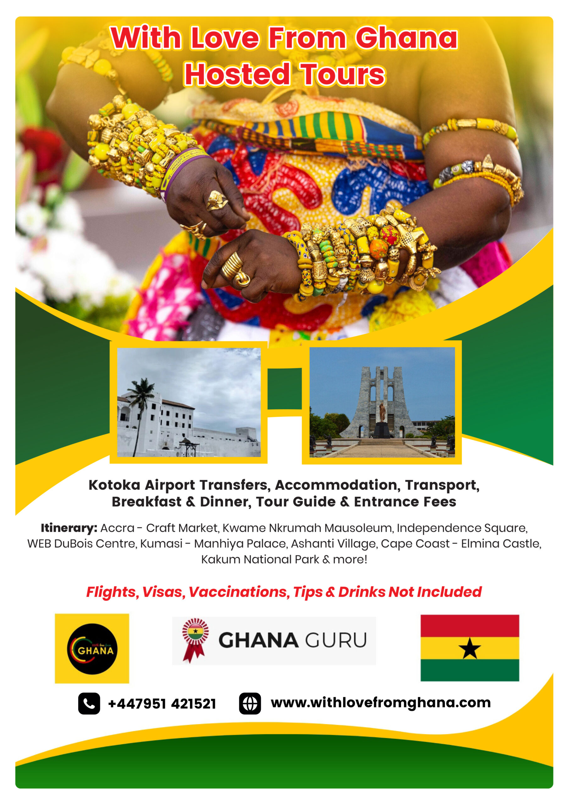 round trip from usa to ghana